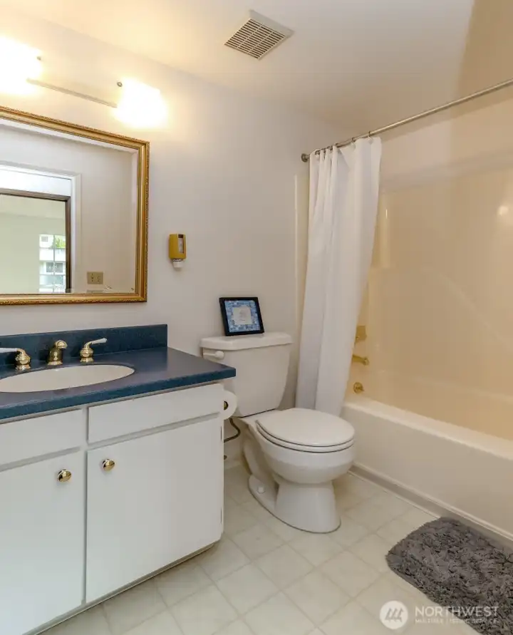 Bathroom with tub