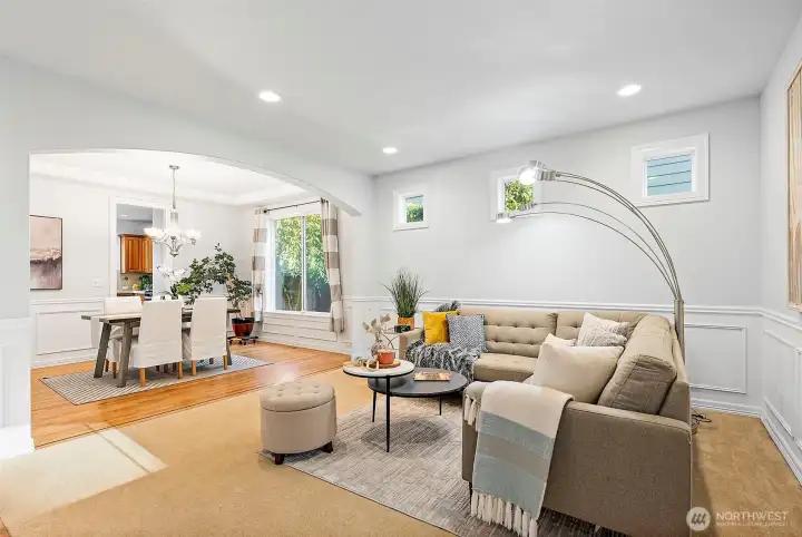 Flexible living area that adapts to your lifestyle