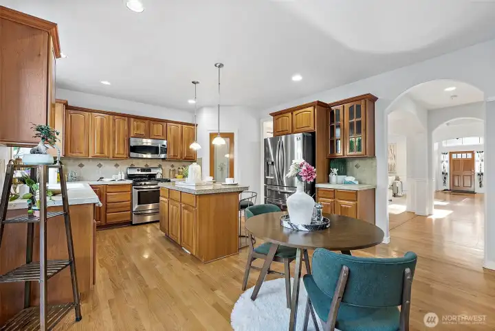 Well-appointed kitchen with ample storage and workspace