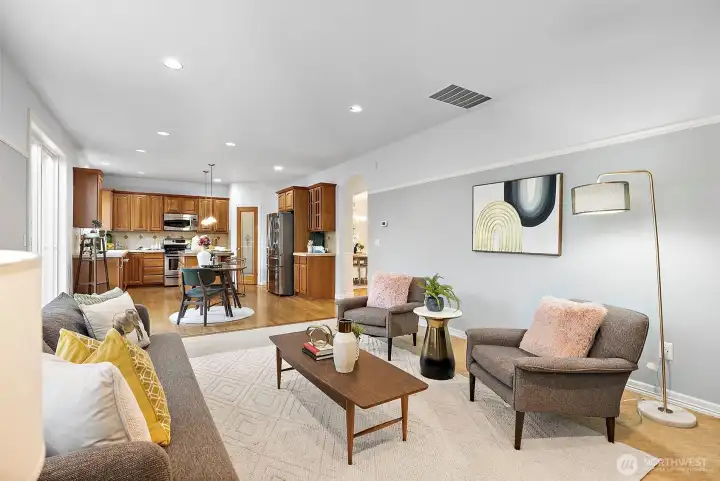 Flexible living area that adapts to your lifestyle