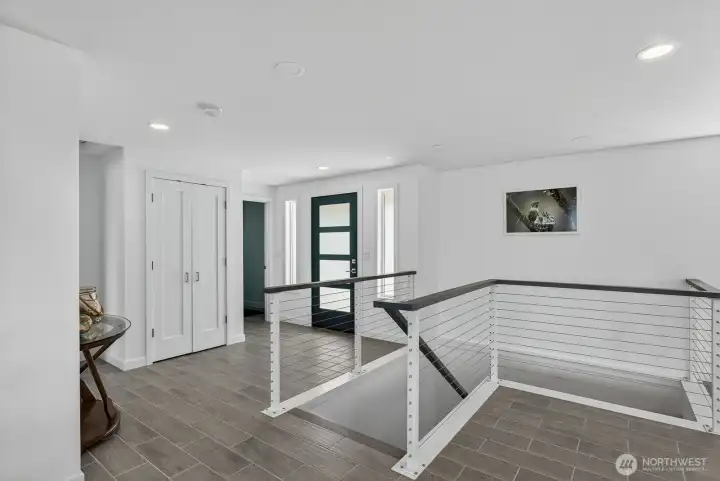 Entry and stairway to the lower level