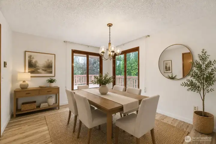 Dining Room- Virtually Staged