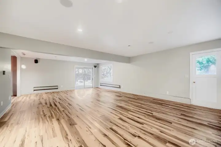 Lower level rec room