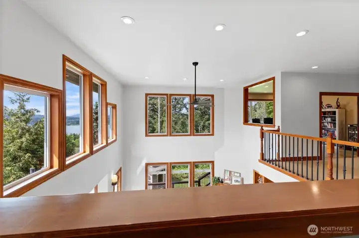 Enjoy Bay and Lake views from the open second bedroom