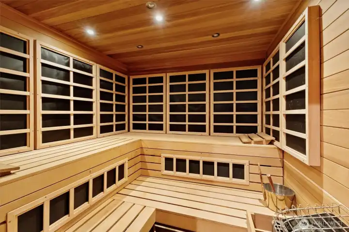 Relax in your own private sauna