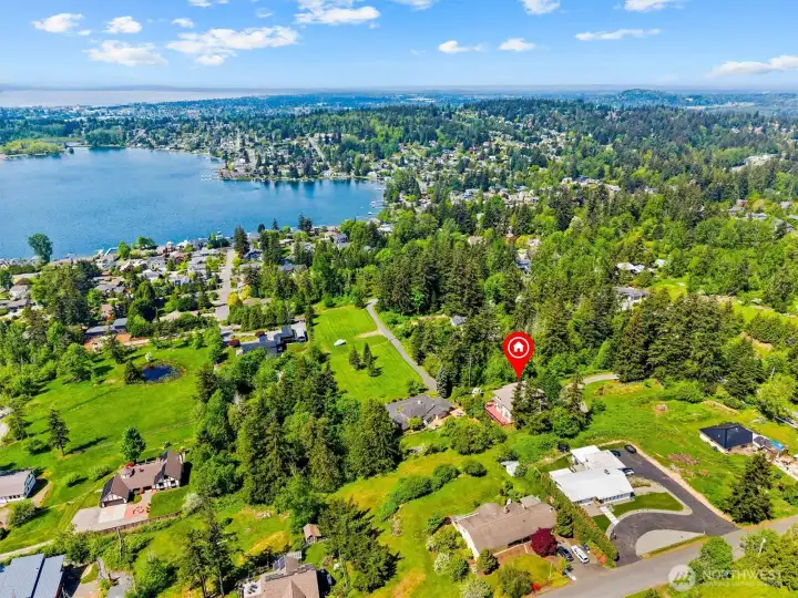 Close to town but tucked away for county living