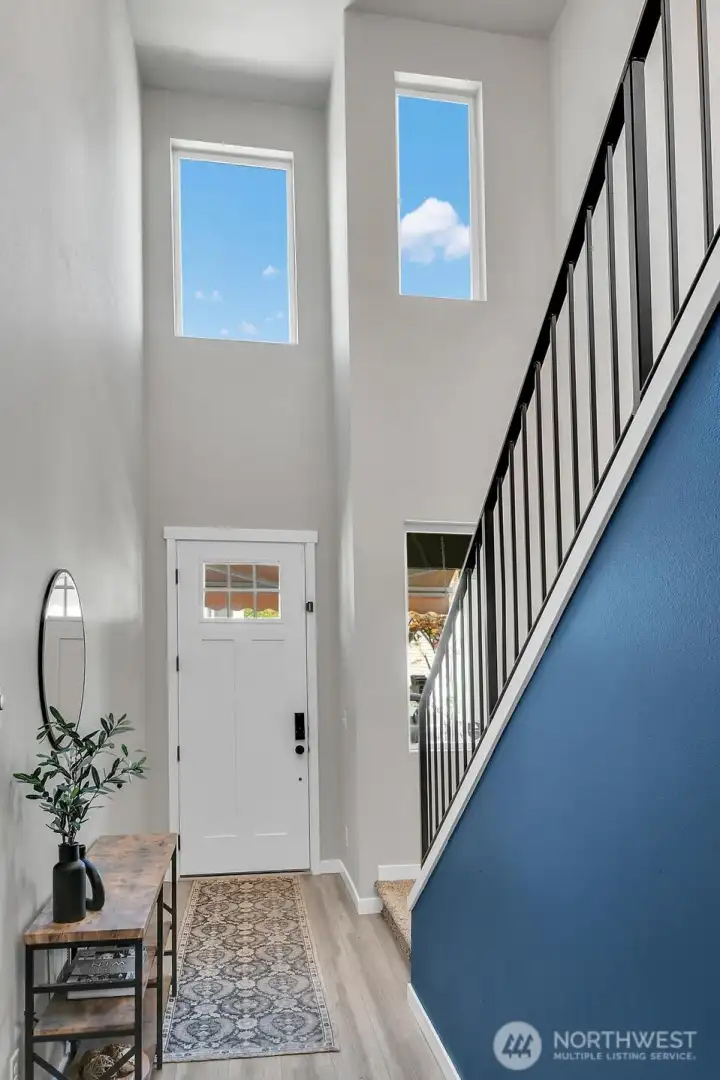 2-story entry and lots of windows welcome you in!