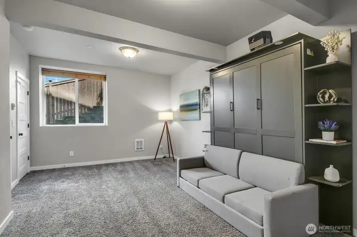 Large bonus/5th bedroom on the lower level.