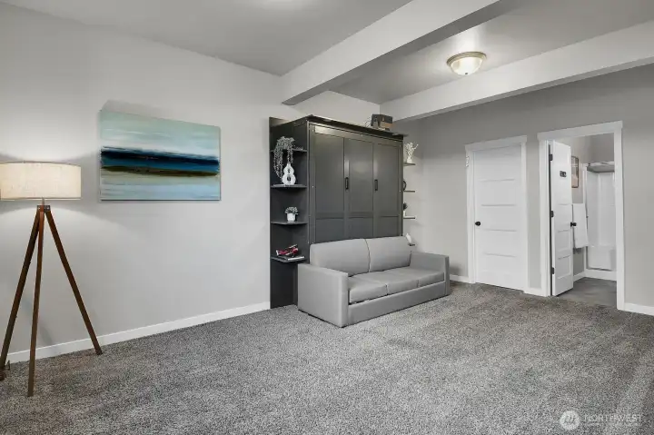 This bonus space has two huge walk-in closets!