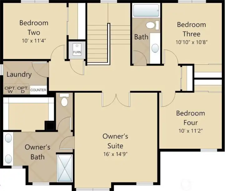 Floor Plan - Upper Floor