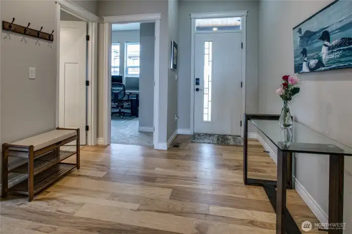 Generous entry hall