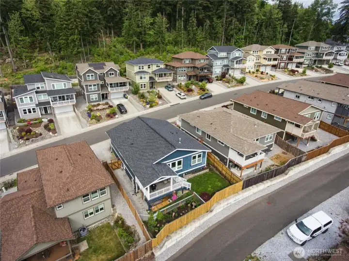 Established neighborhood of larger view homes
