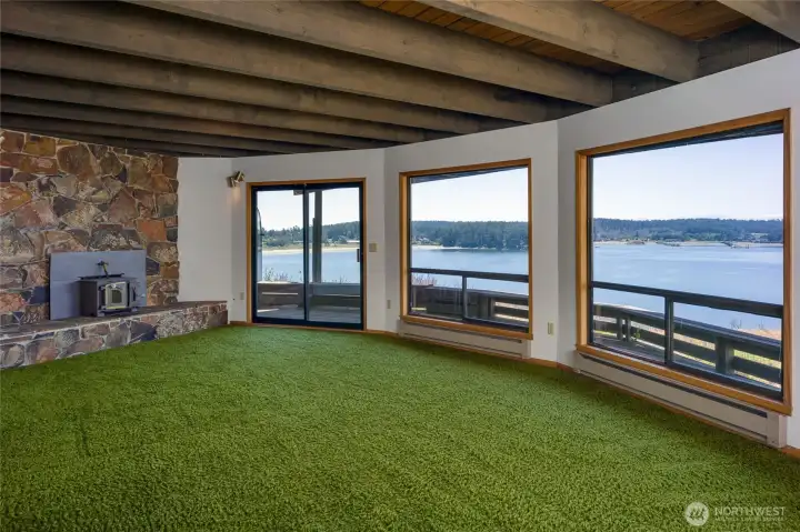 Basement living area