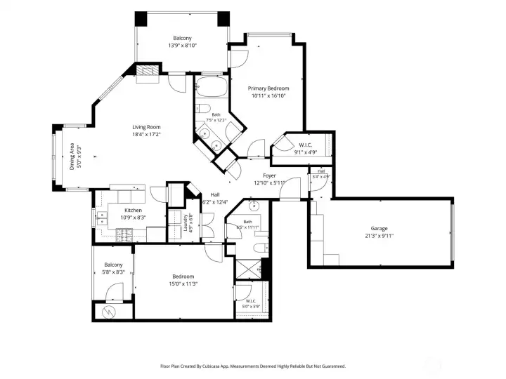 Floor lan by Cubicasa - Reliable but not Guaranteed. Floor lan by Cubicasa - Reliable but not Guaranteed.