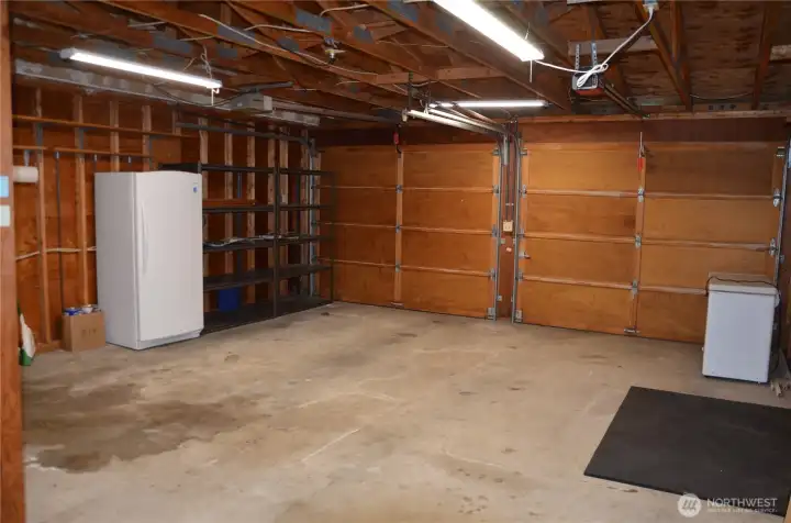 Garage measures 21 x 26