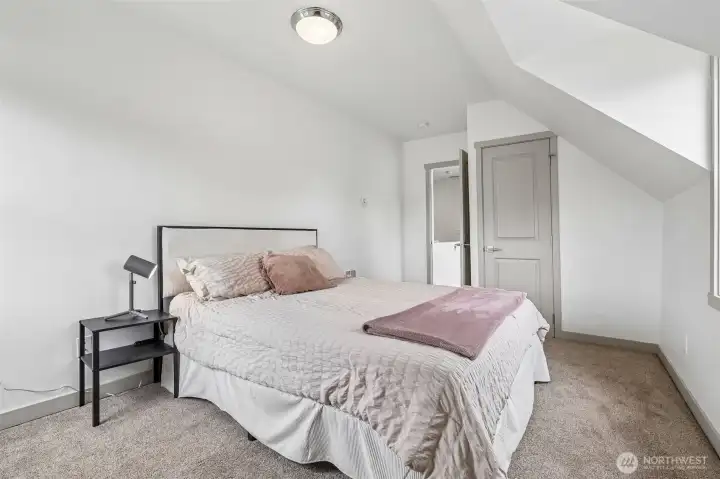 2nd bedroom on second floor. Faces south. 2nd bedroom on second floor. Faces south.