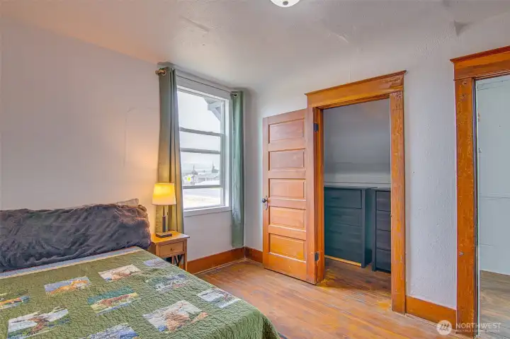 Bright bedroom with natural light