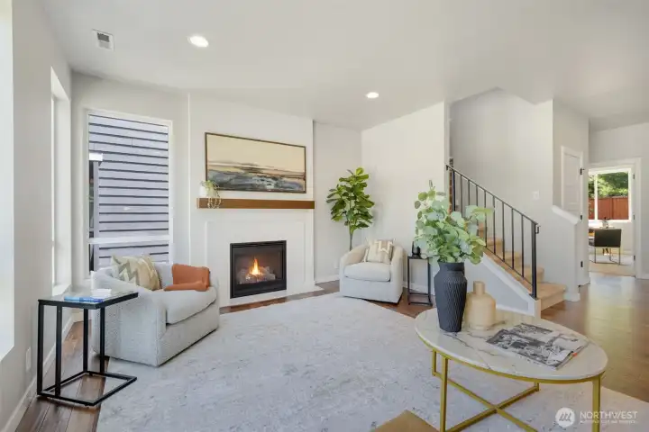Gas fireplace