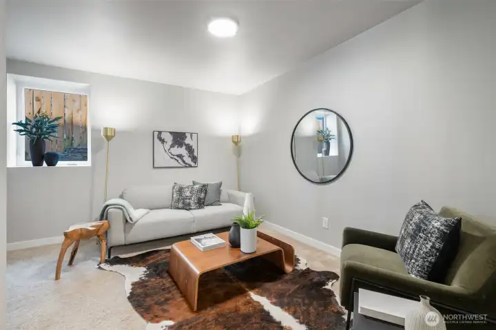 Use as a private guest suite or extra flex space