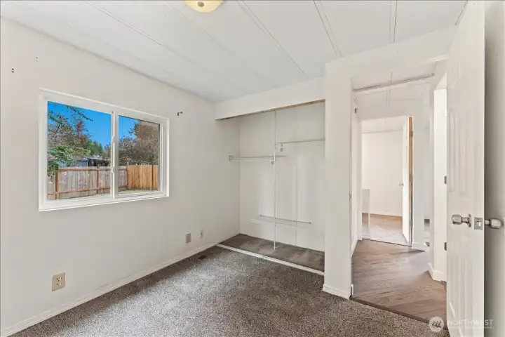 Featuring an open closet and cozy finishes, this versatile room is ready to suit your lifestyle.