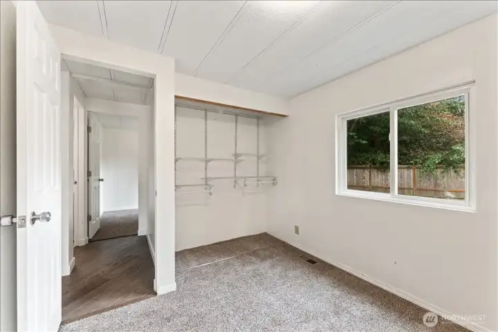 Ample closet space provides the perfect balance of functionality and everyday convenience.