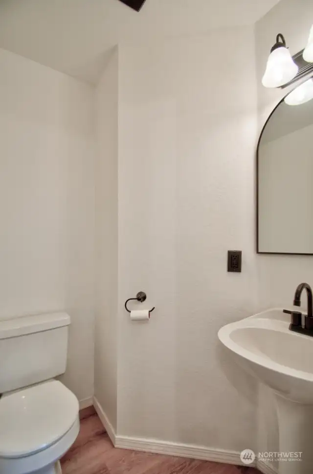 Main floor powder room