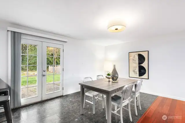 Large Dining Room looking towards back yard