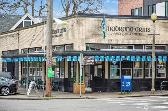 But "downtown Madrona" to east is equally appealing, filled with delights including Glassy Baby glass-blowing studio, High Spot, Thai, seafood, great latte.