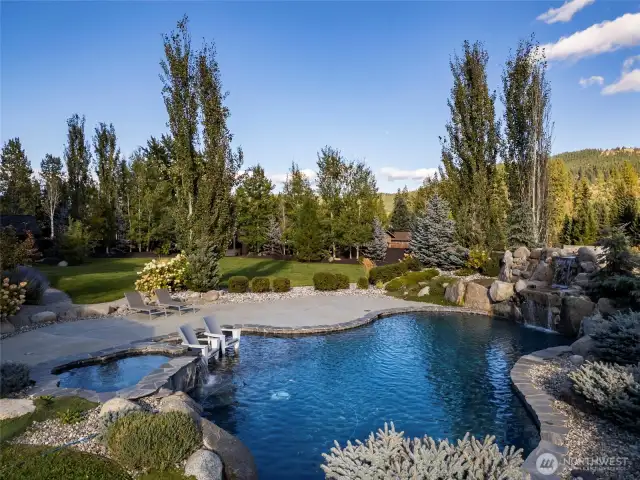 Pool and grounds