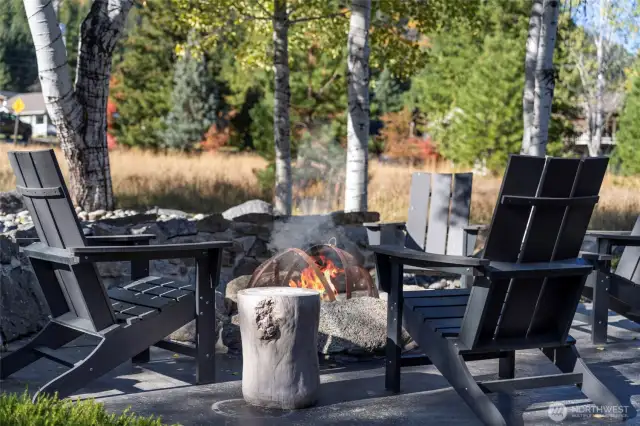 Fire pit area