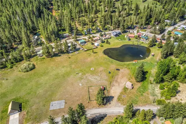 Valley Hi Swimming Pond -Playround-Bball court
