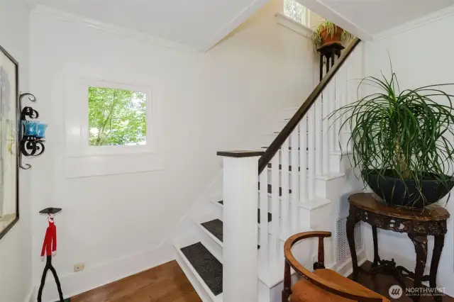 Rejuvenated Stairs with new mats.