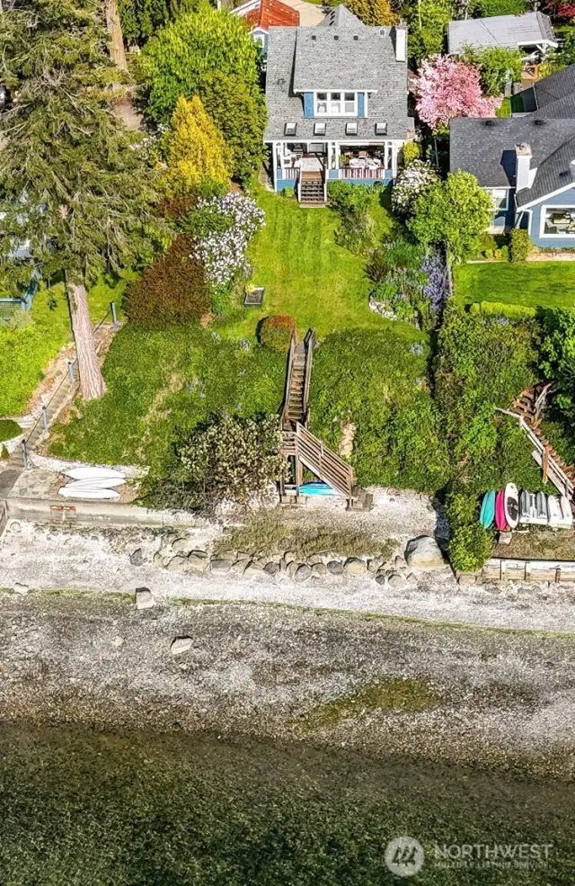 Drone - Beach and House.