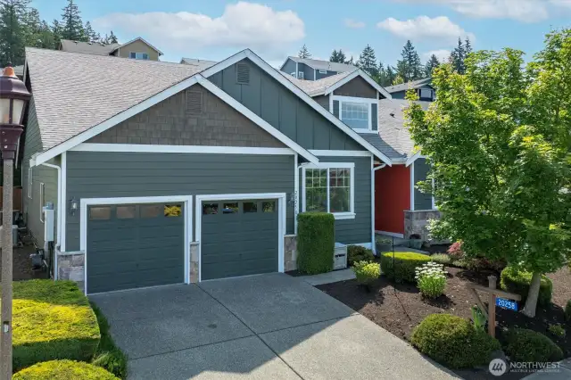 Enough space for three cars in this tandem garage.