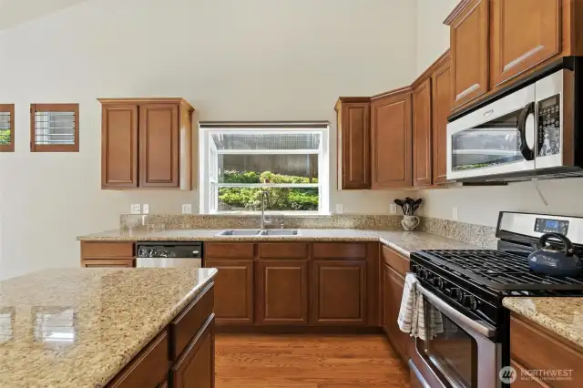 Enough room for two cooks in this kitchen!
