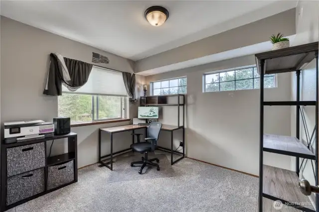 4th bedroom used as an office
