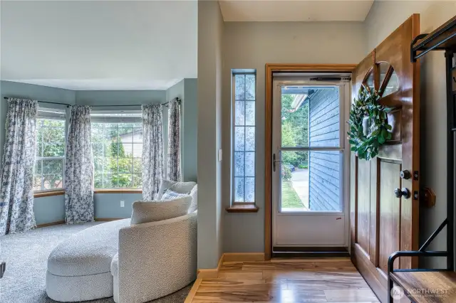 Welcoming entrance