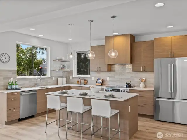Stunning kitchen perfect for entertaining guests and family