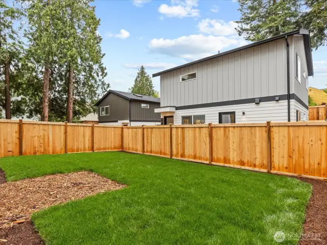 Huge back yard! Presale: some landscaping and construction items to still be completed