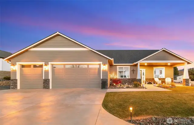 Beautiful lit home