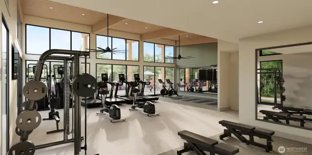 future gym in clubhouse
