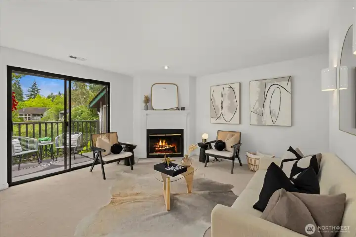 Beautifully remodeled top floor unit in the Lakeside of Redmond community.