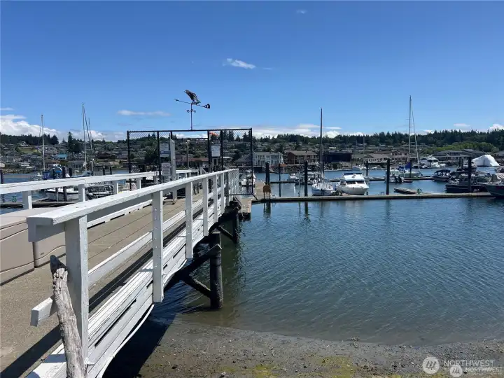 Driftwood Key dock and Marina with Harbormaster on duty.