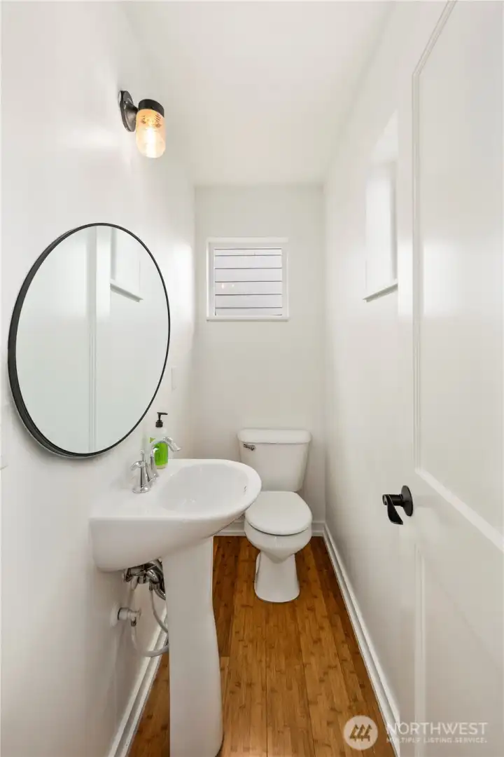 Main floor powder room