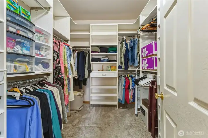Primary Walk In closet