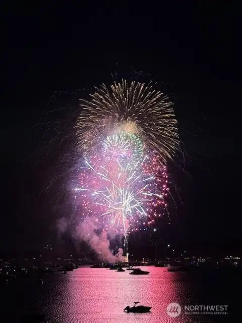 Front row seats for the fabulous 4th of July firework show!