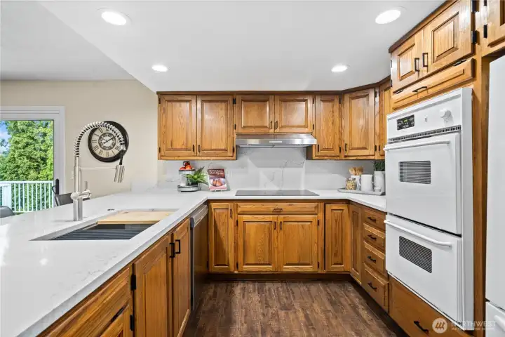Enjoy updated appliances, including a double oven!