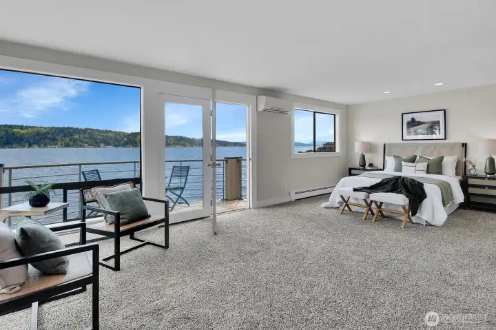 A primary bedroom like no other.