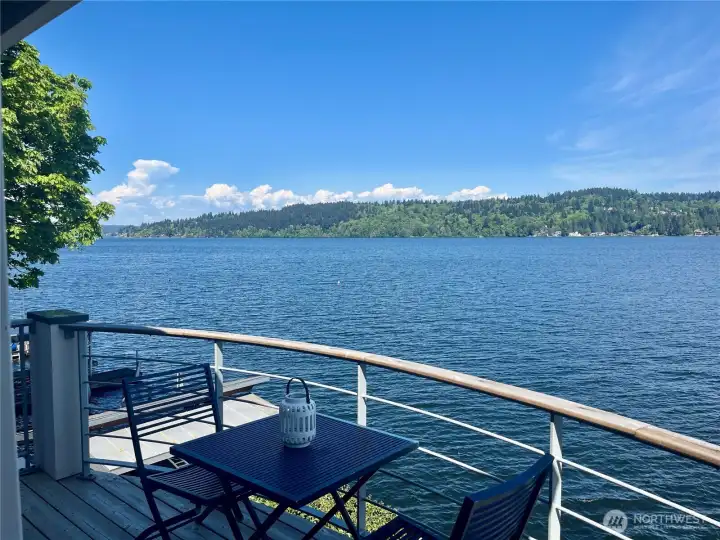 View from the deck off of the primary bedroom