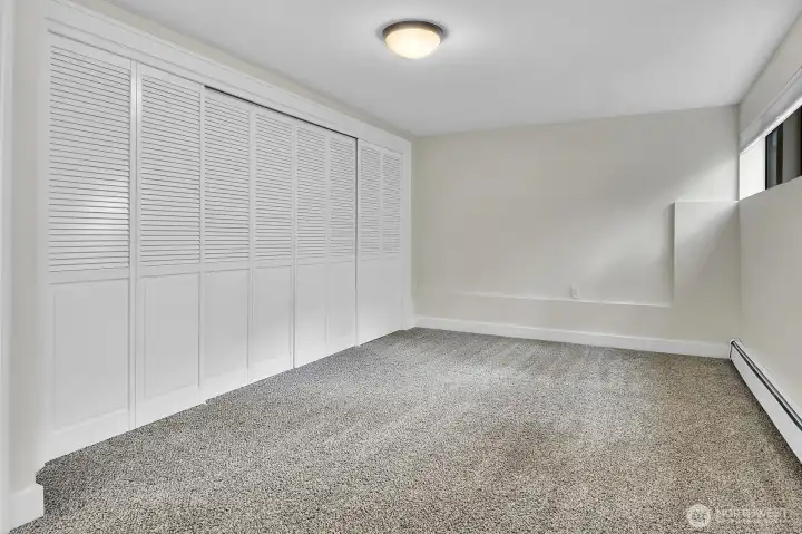 The fifth bedrooom is non-conforming but has plenty of storage.